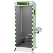 Защитный душ для кабины с несколькими форсунками / Multi-nozzle cubicle safety shower STD-SD-31K